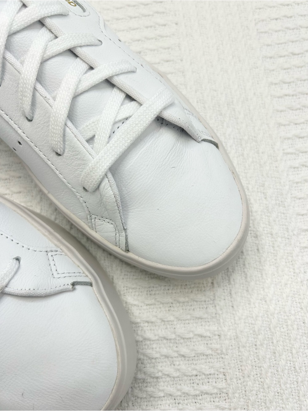 Adidas Sleek Sneaker Cloud White DB3258 Size Women's 9 - Picture 7 of 16